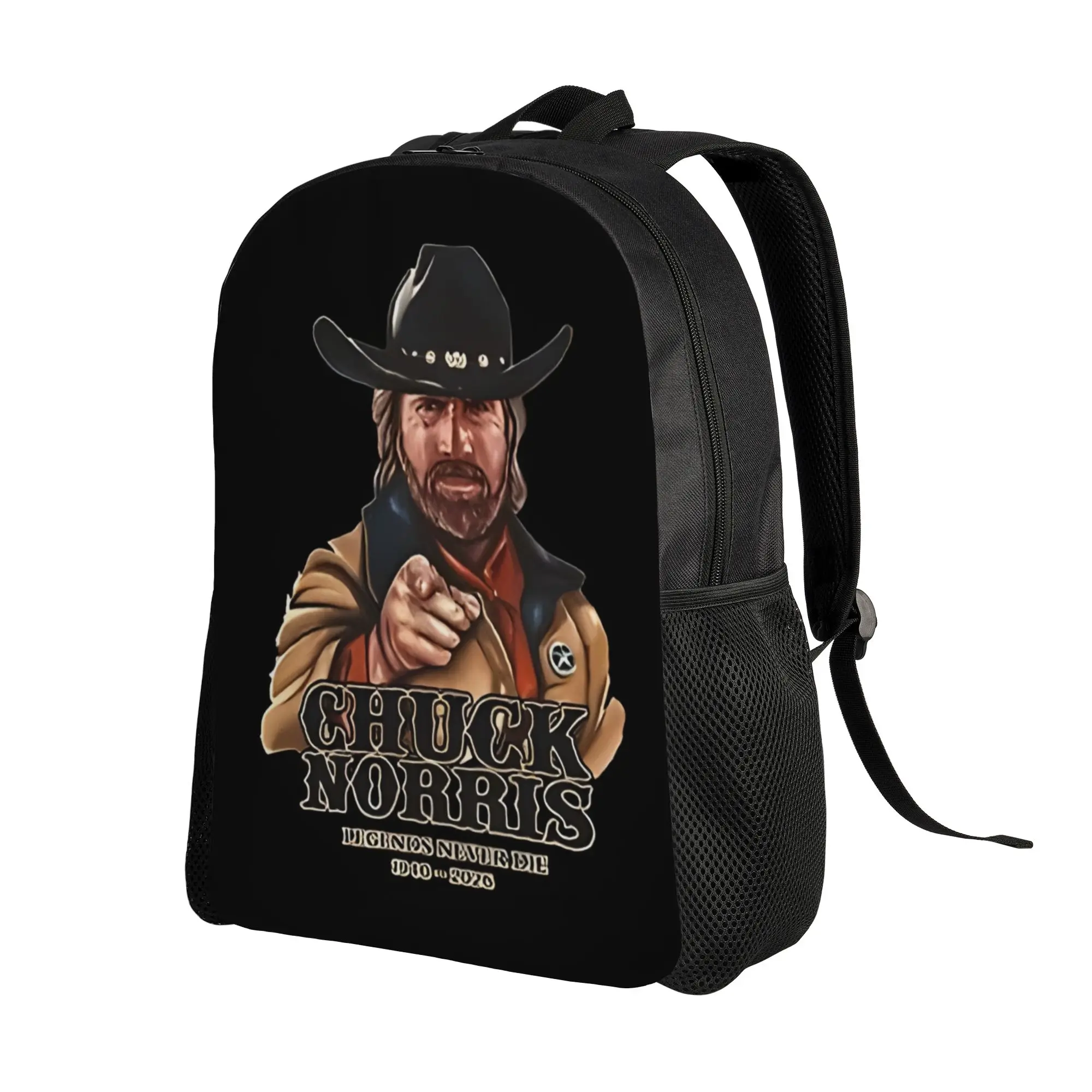 Back to school season Light Chuck Norris Legendary Tough Guy , Legens Never Die 2 Handbag Men Women Adult Laptop Bag Backpack