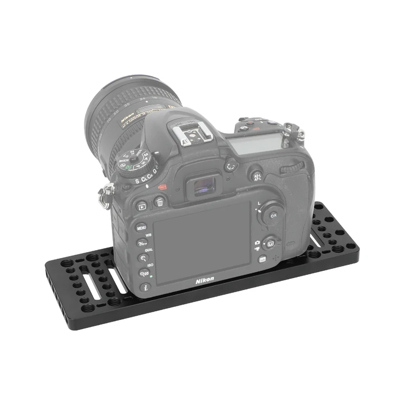 CAMVATE Multi-Purpose Camera Mount Plate Cheese Baseplate with ARRI Accessory Mounts For Sony Canon Camera Platform