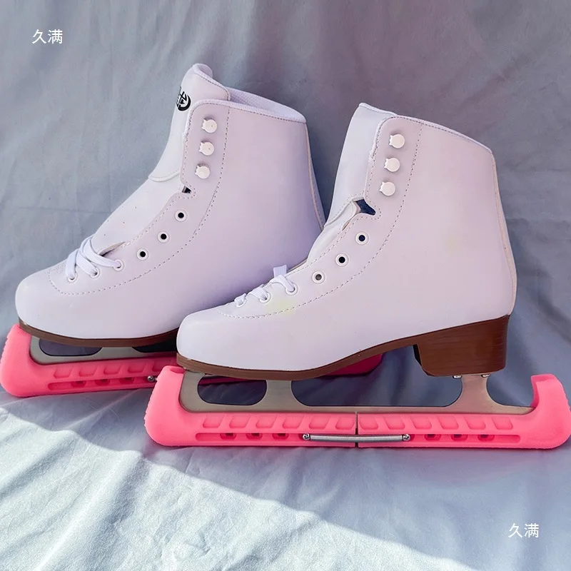

2x Skating Blade Cover Ice Skate Guards Ice Skating Accessories Protective Adjustable for Hockey Sports Ice Skates Men Women