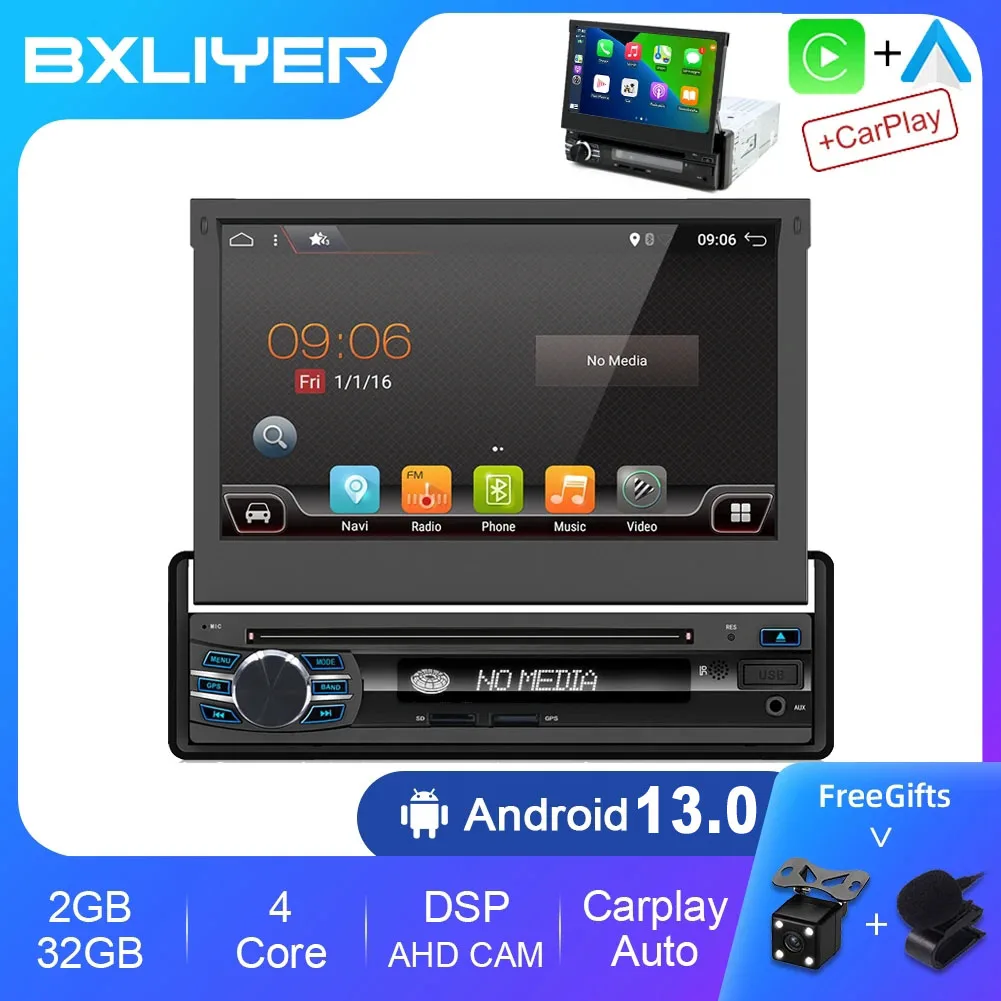 1 Din Car Radio Android 13.0 7