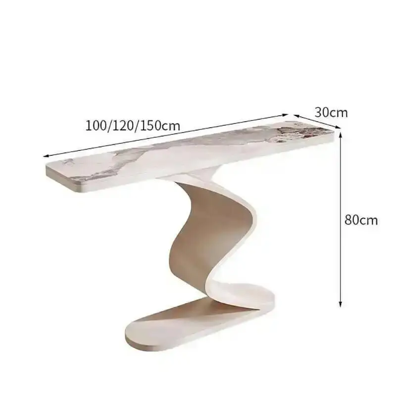

Entryway Corner Table Luxury Modern Entrance Glamor Designer Corner Table Marble Metal Console Ingresso Living Room Furniture