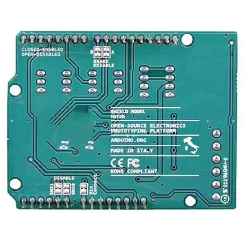 A23F-For Arduino Motor Shield Rev3 A000079 L298P Dual Full Bridge Drive Board For UNO R3