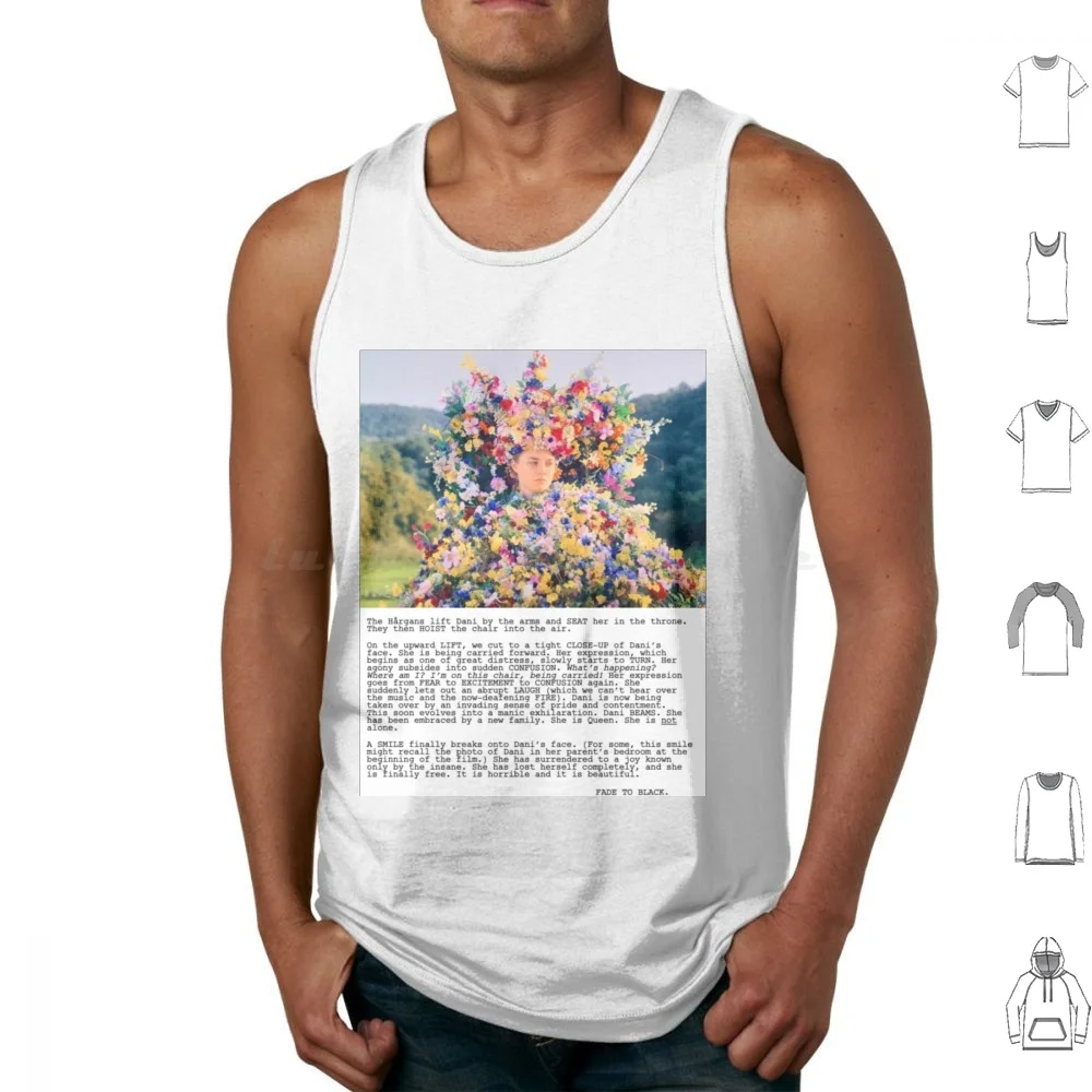 Midsommar-A Joy Only Known By The Insane Tank Tops Print Cotton Midsommar Florence Pugh Dani Dani Ardor Ari Aster Horror