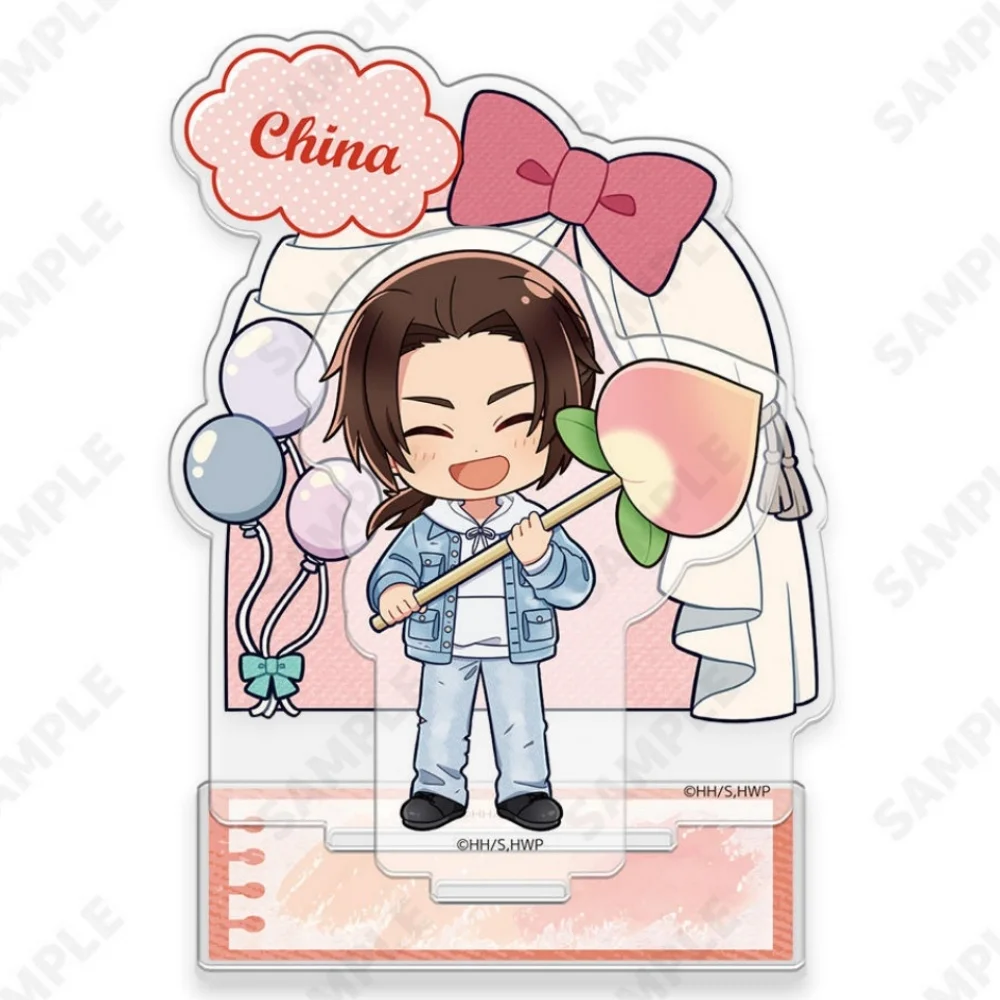 Hetalia: Axis Powers Cowboy Italy Germany America England 10CM Acrylic Stand Keychain 2026 New Anime Stand Desktop Display Gift