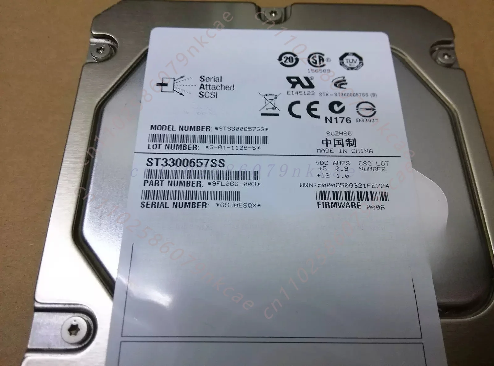 For Seagate ST3300657SS 300G 15K7 SAS Server Hard Disk