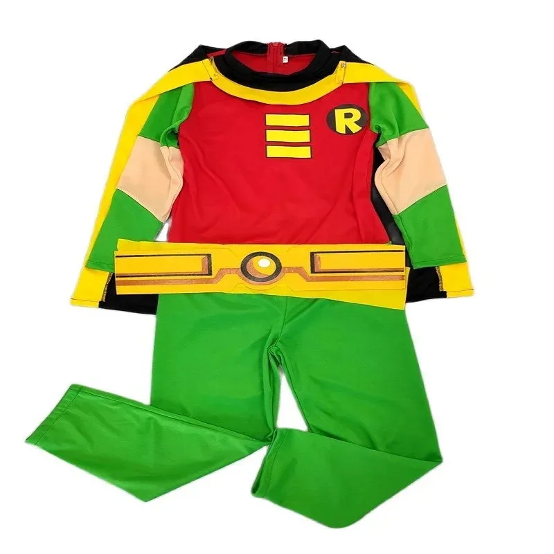 AA Wat Kids Young Justice Teen Titan Титан Дрейк Робин Дамиан Костюмы для косплея для мальчиков Карнавальный костюм на Хэллоуин 4 шт./1 компл. Новинка 2025 года