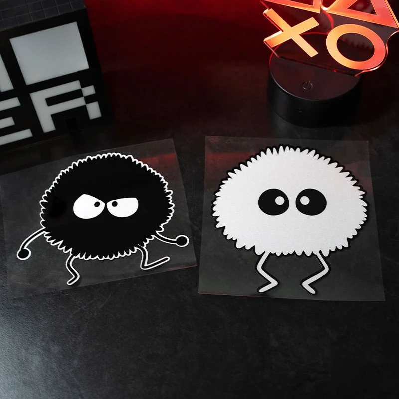 JDM Cartoon Briquettes Decal 1PC Cute Kawaii Style Waterproof Sticker for Motorbike Car & Scooter