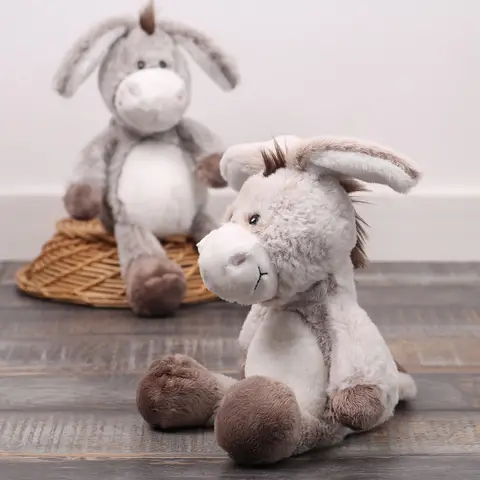 32cm Soft Plush Donkey Toys–Cuddly Donkeys for Boys, Girls & Babies–Fluffy Stuffed Animal for Cuddling Playing Plush Toys Decor