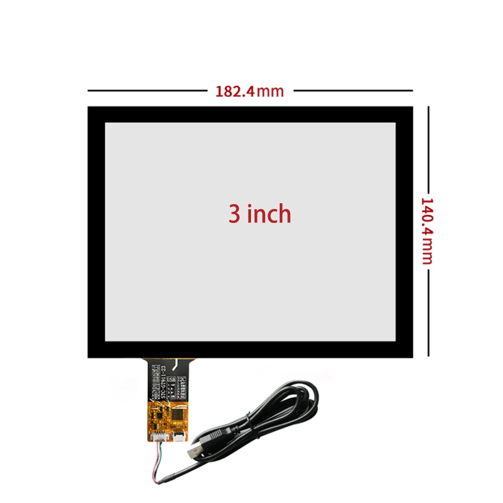 8 inch  for 182X140mm 183*141mm Capacitive Touch Screen+USB Cable Plug and Play