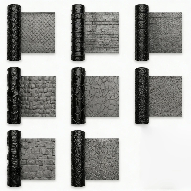 J0MC Clay Texture Roller with Handle for Mini Terrain and Model Work