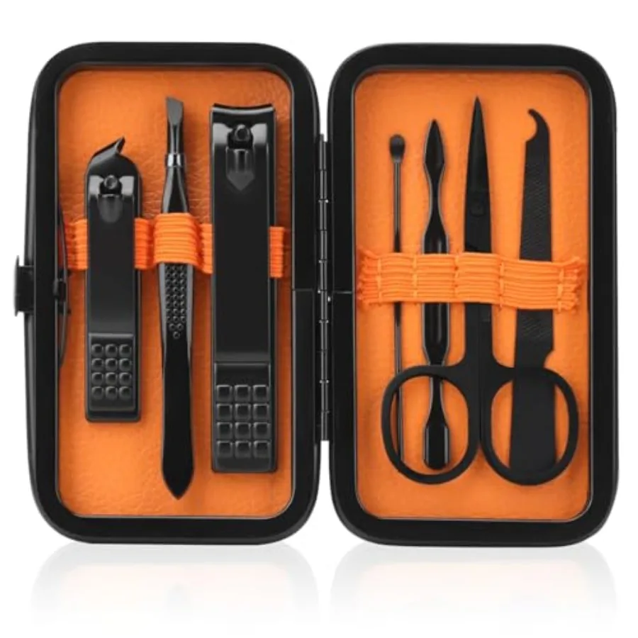 Manicure Set Men Nail Clipper Set Personal Care Nail Grooming Kits Travel Nail Care Set Manicure Tools Nail Clippers Pedicure K