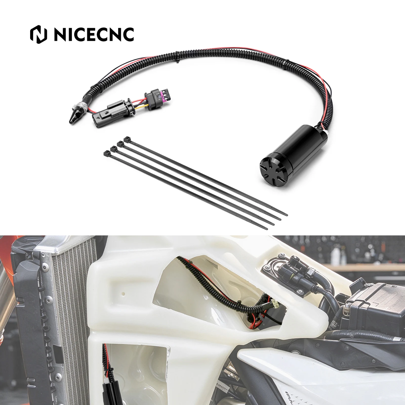 For GasGas EC 300 2024 2025 2026 2027 EC 250 ECF 350 MC250F MCF 350 450 Fuel Tank Transfer Pump For Husqvarna TE 300 KTM EXC 300