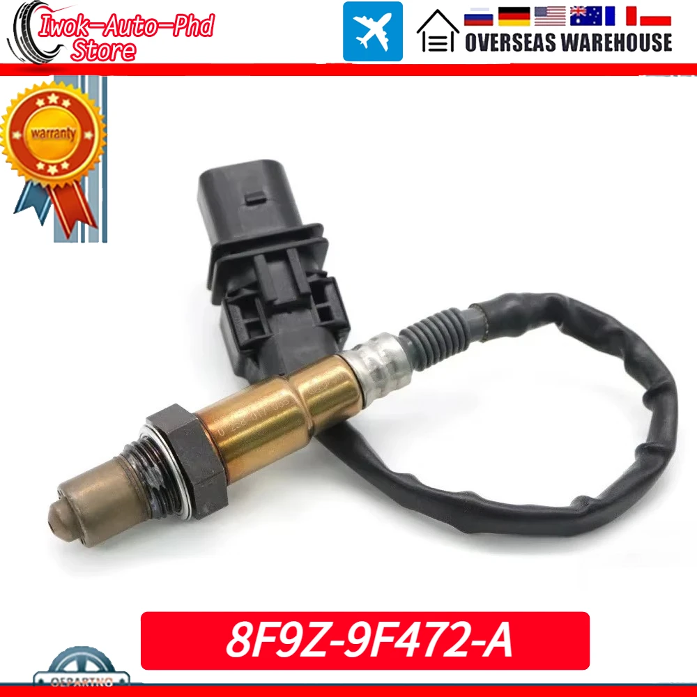 New Wireband Air Fuel Ratio O2 Lambda Oxygen Sensor For Ford Flex Mustang Taurus X Lincoln MKS MKT 3.5L 3.7L 5.4L 8F9Z-9F472-A