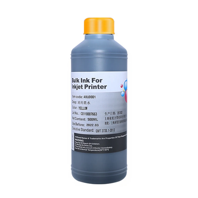 500ML Universal Dye Based Ink Refill Ink Compatible for Canon HP Brother Epson Lexmark Samsung Dell Inkjet Printer