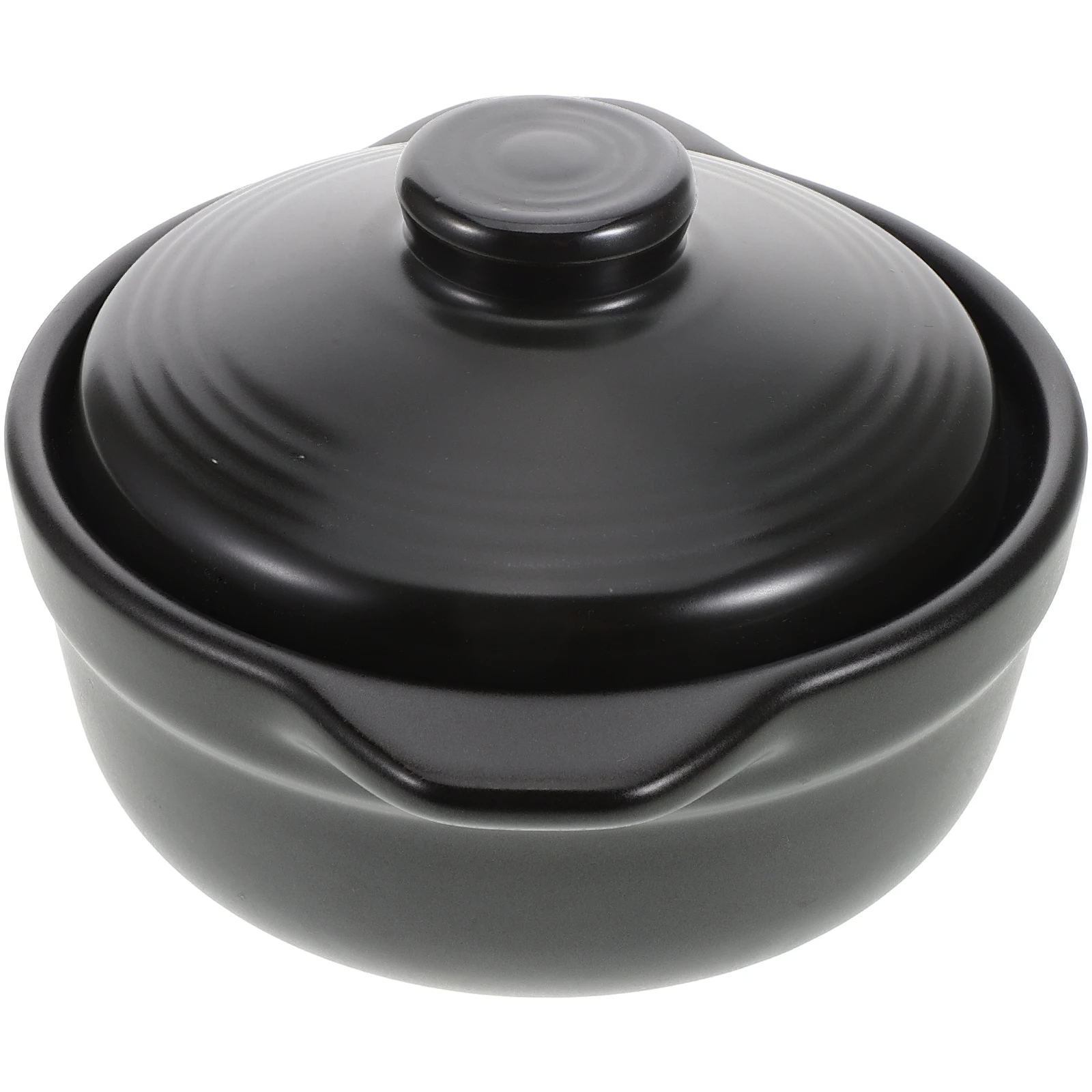 

Ceramic Cooking Pot Heat Resistant Stew Pot Kitchen Soup Slow Simmer Home Multi Functional Ceramic Casserole Kitchen Essentials