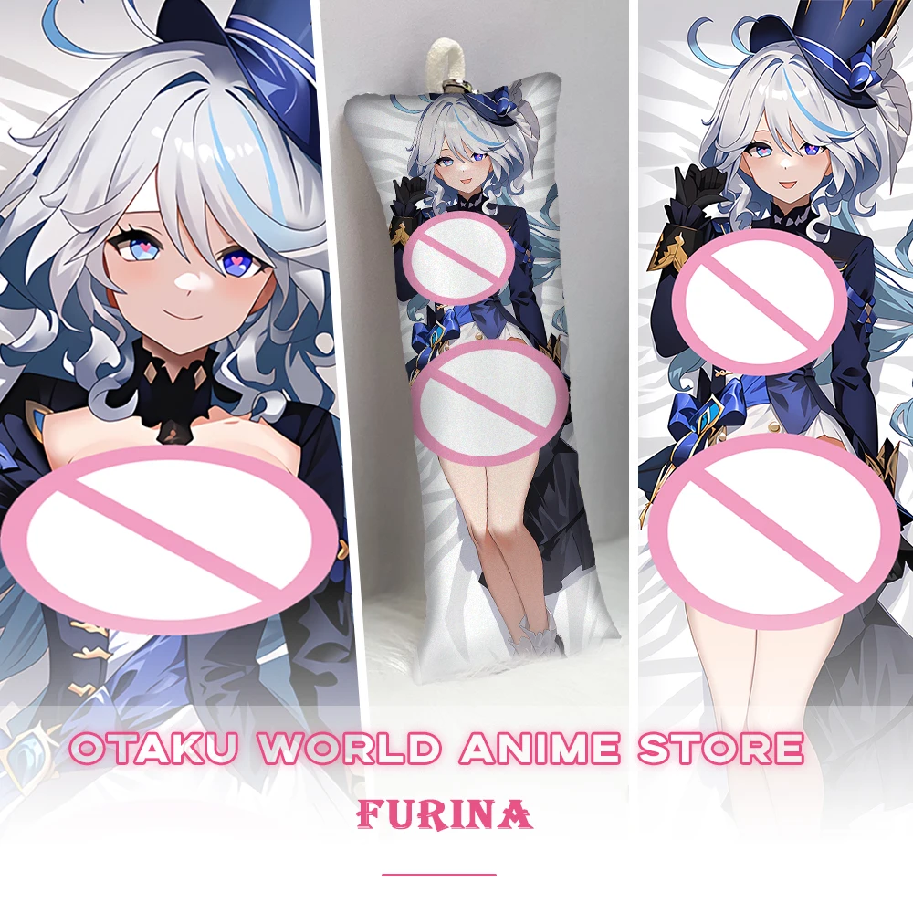 

Furina Dakimakura Аниме Otaku 2-сторонний принт Waifu Декор обнимающая подушка для тела