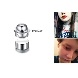 Fake Cheater Non Pierced Magnet Lip Nose Ring Stud Body Jewelry No Piercing Magnet Tunnel Plug Earring for Women Girl