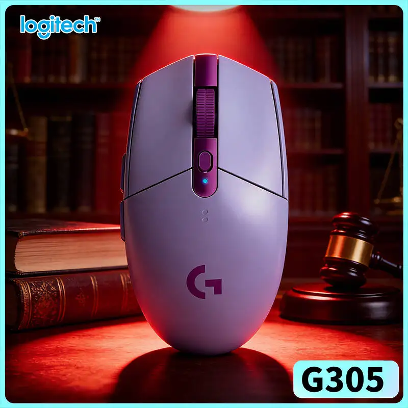 

Logitech G305 Wireless LIGHTSPEED Mouse, 12000 DPI HERO, 6 Buttons, 250h Battery, 99g Lightweight, PC Mac