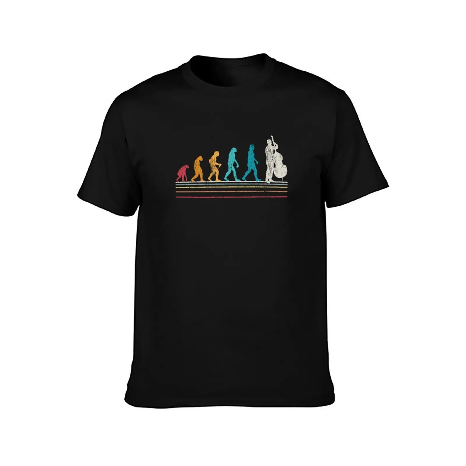Double Bass Evolution Musician Gift T-Shirt Breathable Gym Short Sleeve T-Shirt