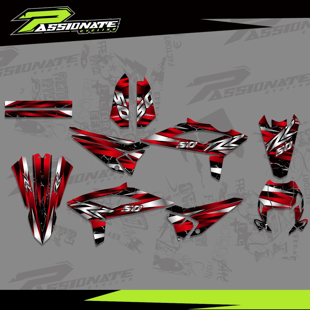 

For Beta RR 50 MOTARD TRACK 2021 2022 2023 Graphics Decals Stickers Motorcycle Background Custom
