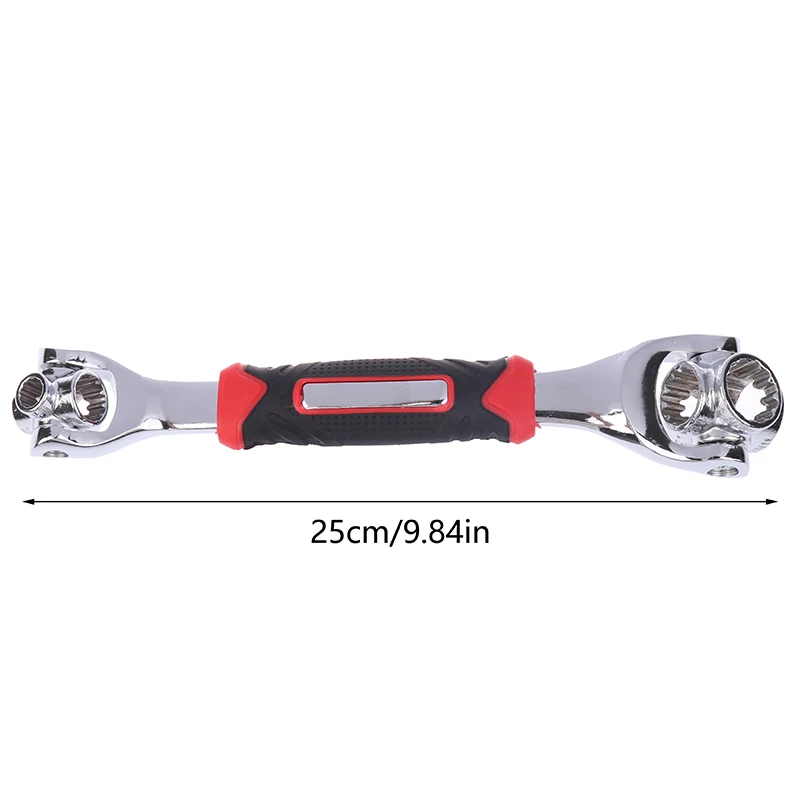 52 In 1 Tools Socket Works Universal Ratchet Spline Bolts Sleeve Rotation Hand Tools 360 Degree Multipurpose Tiger Wrench