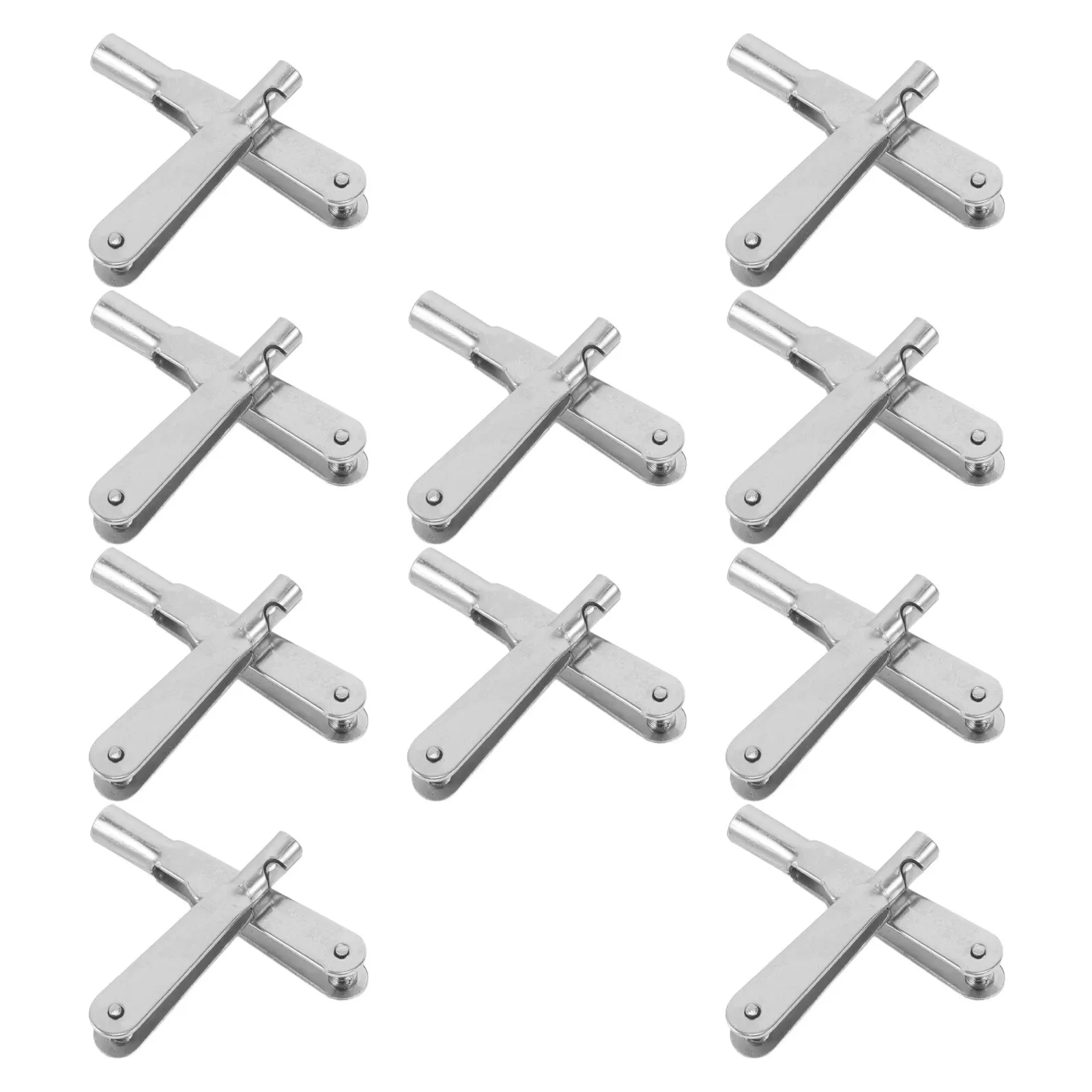 20Pcs Metal Self-Locking Snap-Click Clevis Clips M2 Thread for Rc Airplane Fixed-Wing Models Electric Plane Quick Link Fixing