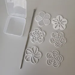 diy Kaleidoscope soap acrylic pull through soap shapers six flower plates with a rod