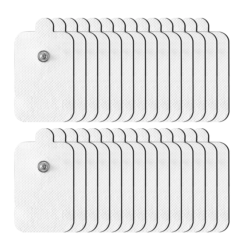 Electrostimulation Electrode Patch TENS Self Adhesive EMS Muscle Stimulator Pulse Gel Sticker Acupuncture Massager Replacements