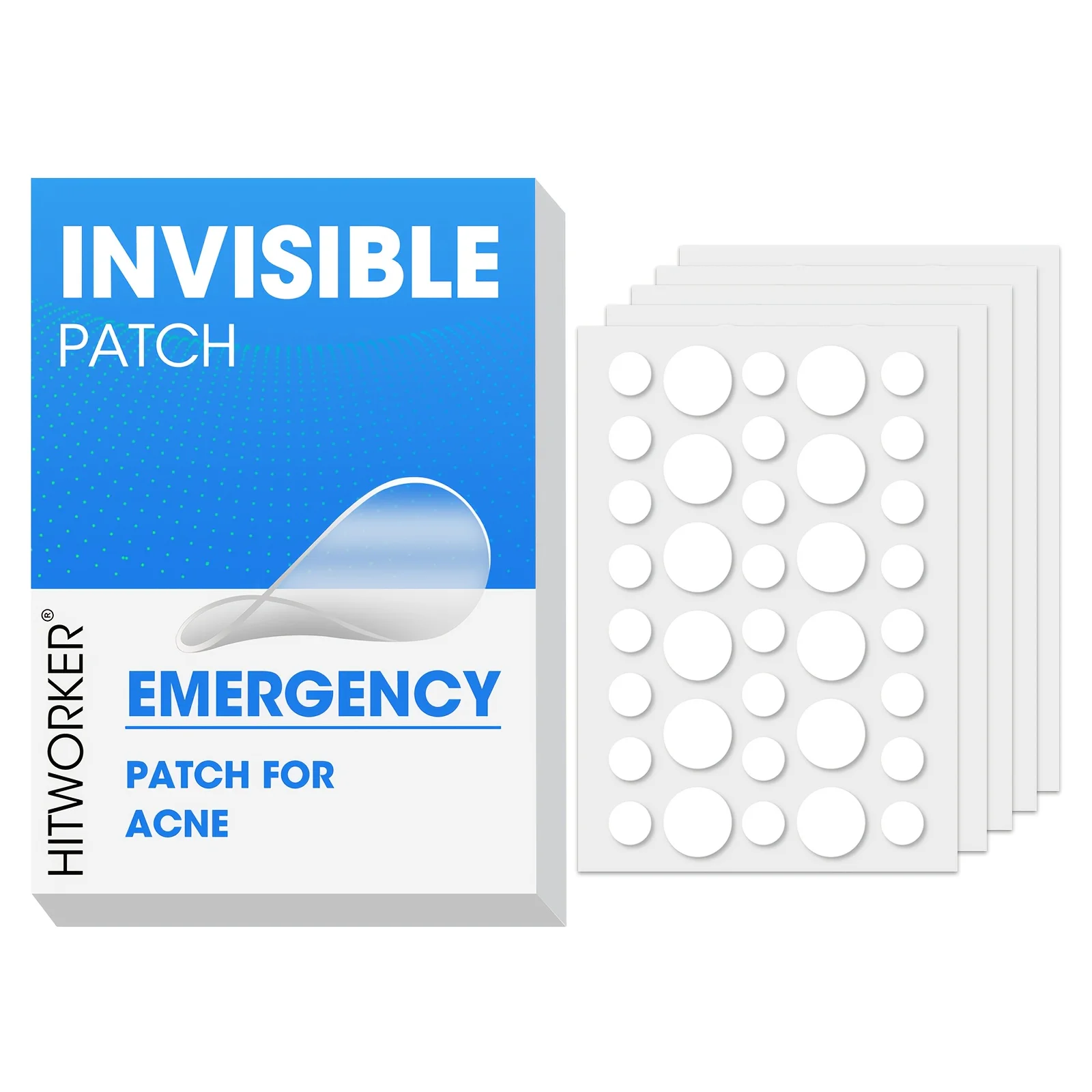 180/360PCS Invisible Acne Veneer Lump Sticker Reduce Acne Cleansing Pores Oil Removal Repair and Smooth Skin Facial Products Var