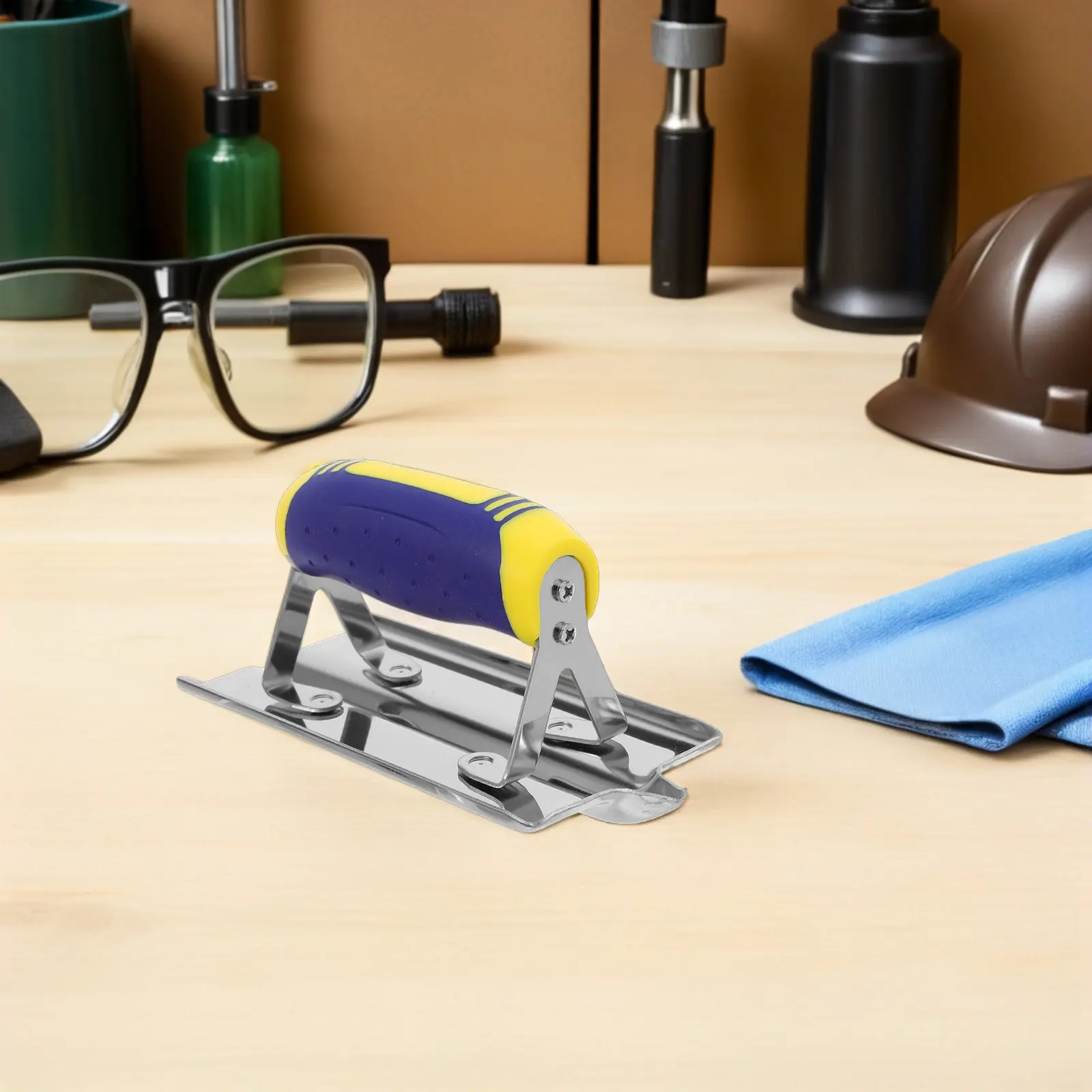 Stainless Steel Drywall Corner Tool Sharp Inside Corner Trowel for Concrete Plasterboard Edge Smoothing Handheld Drywall Edger