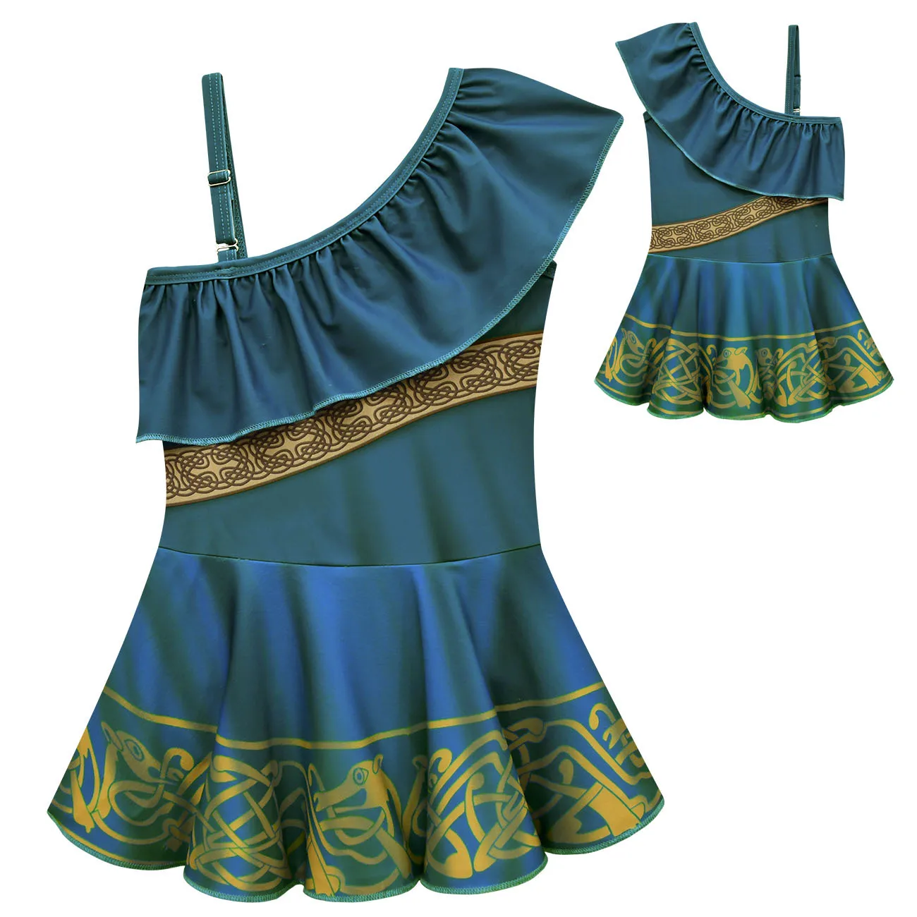 Meridaed ملابس السباحة الاطفال ملابس السباحة للفتيات 2 3 4 5 6 إلى 10 سنة Meridaing ملابس طفلة ملابس السباحة مع قبعة ملابس السباحة