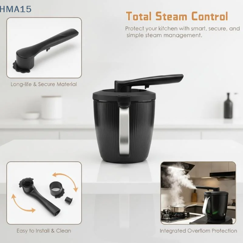 【YA】Steam Diverter Compatible With TM7 360° Rotating Cooking Steam Deflector Kitchen Guide Pipe Cabinet Protection Tools