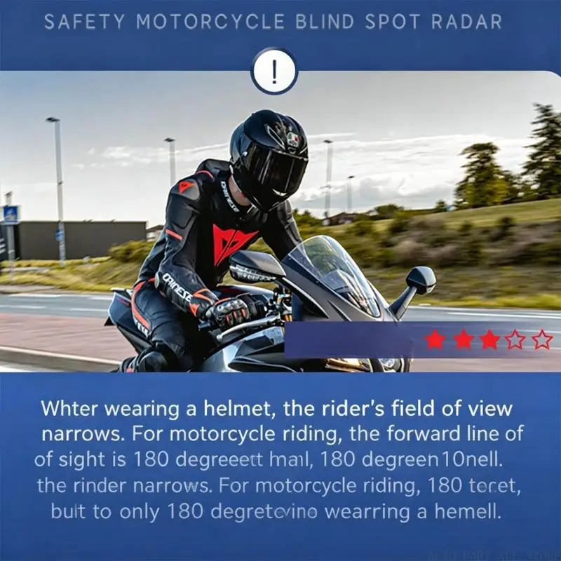 J0MA ABS Vehicle Impact Warning System For Cars And Motorcycles With Reliable And Strong Construction
