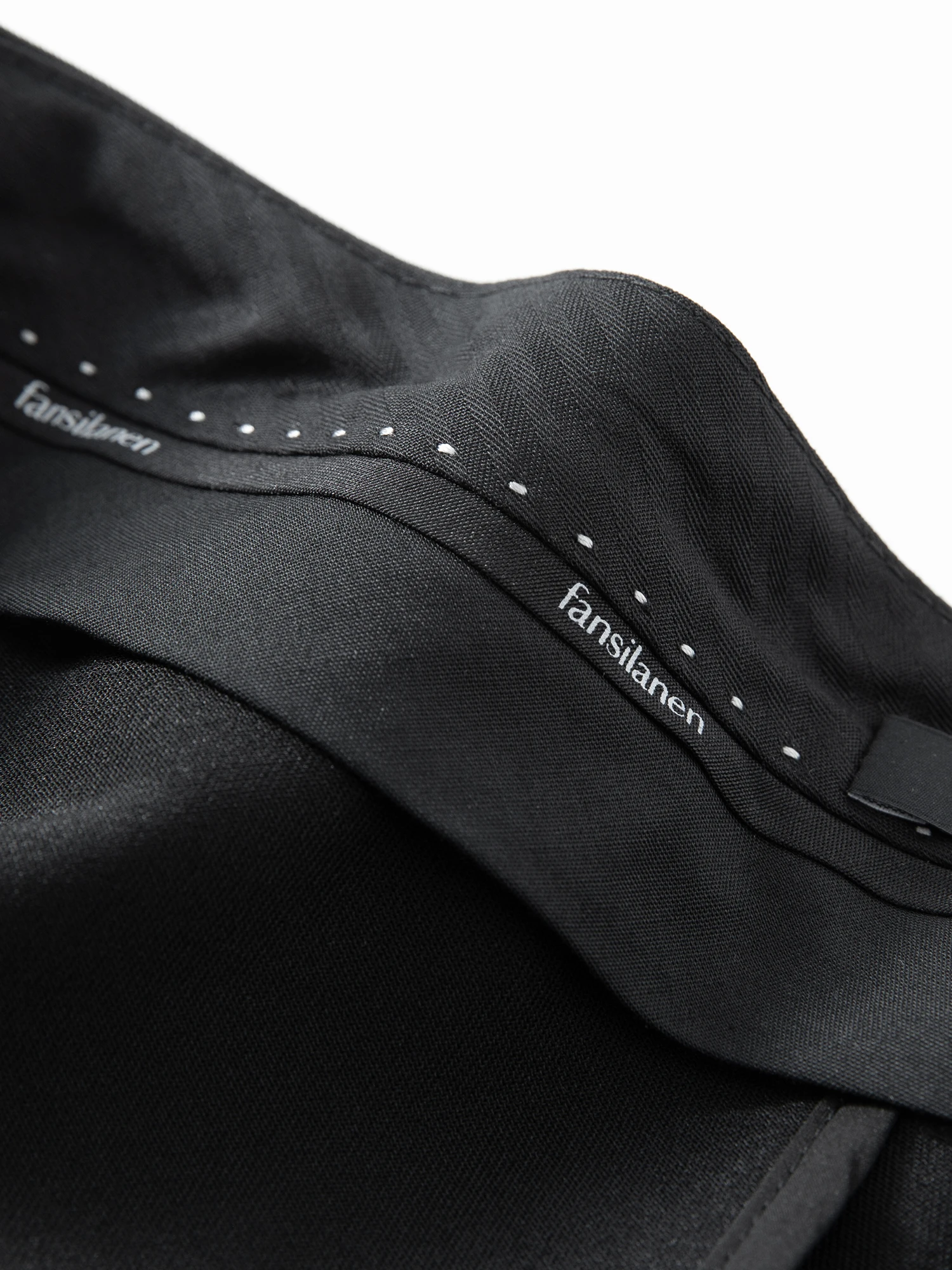 FSLE 2026 Herbst Damen-Hose mit Bündchen am Saum, gerade geschnitten, hohe Taille, schwarze Arbeitshose für vielseitigen Büro- und Alltagsstil, minimalistisch – Detail 11