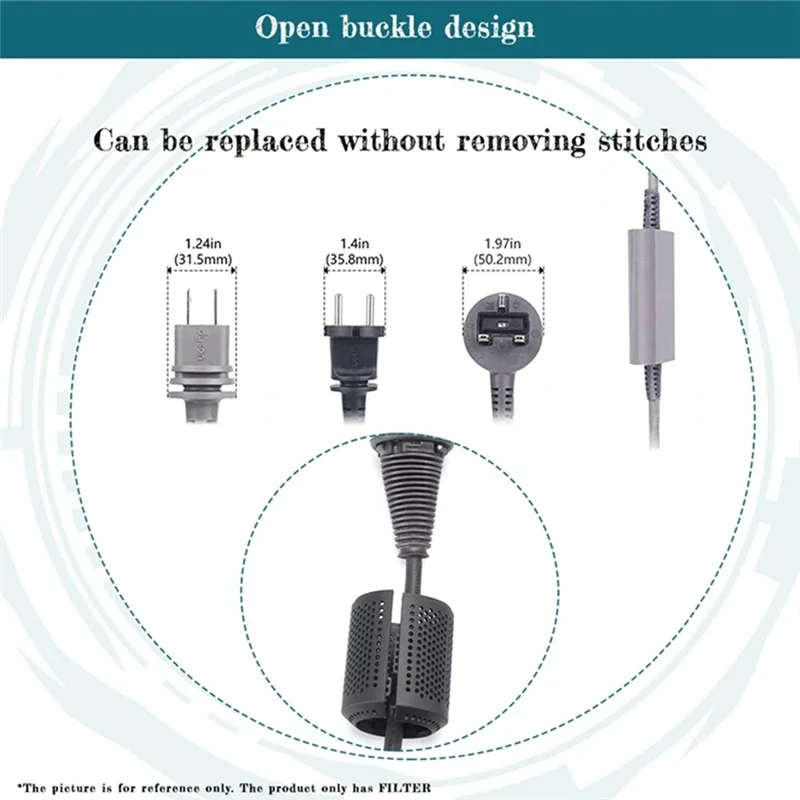 A94E-مجفف الشعر غطاء مرشح استبدال ل دايسون الأسرع من الصوت HD01 HD03 HD08 HD15 مجفف الشعر الخارجي تصفية إصلاح أجزاء