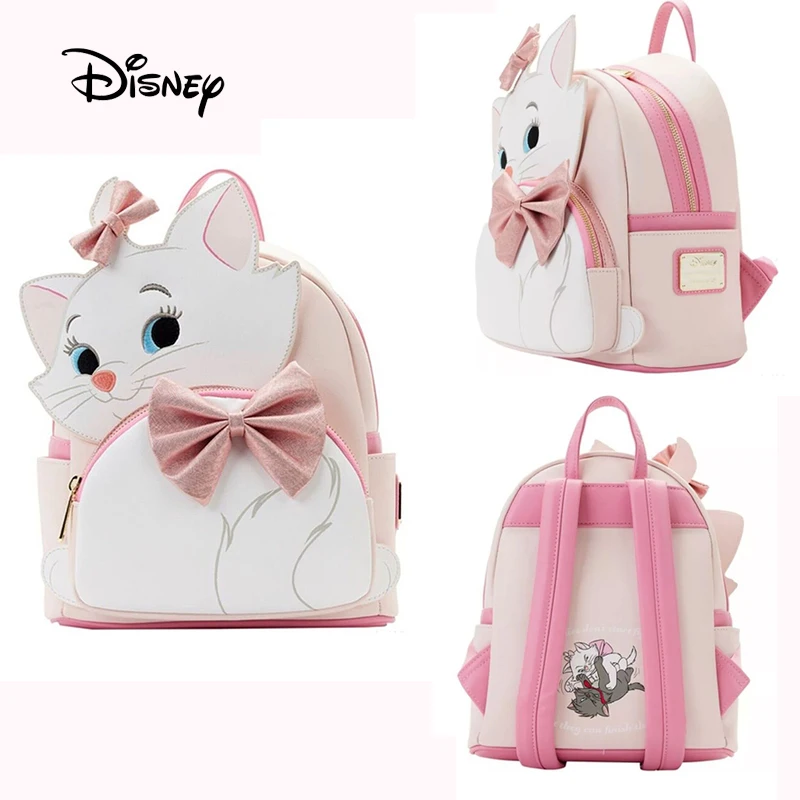 Disney novo original duquesa loungefly mochila saco de escola primária mochila feminina saco casual para presente namorada