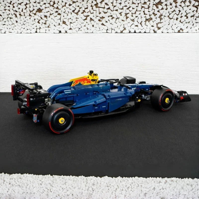 

2025 new technology 1639 RB20F1 blue building blocks sports racing building blocks city supercar building blocks Christmas gifts