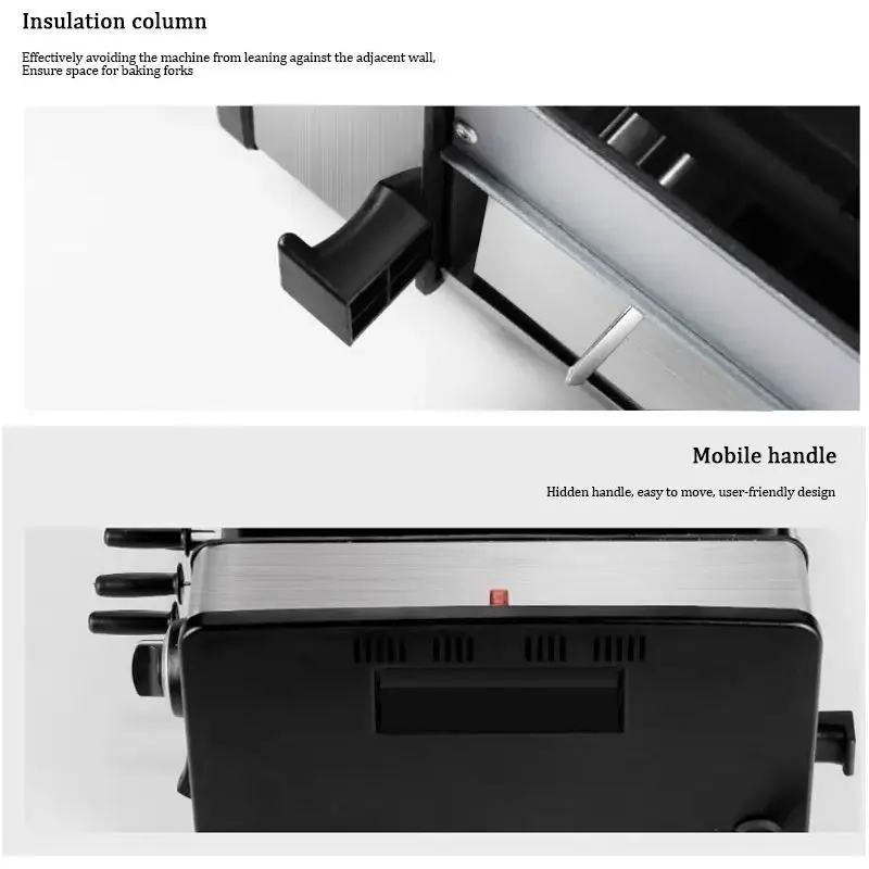 Grelhas sem fumaça Pan Churras elétricas para churrasco