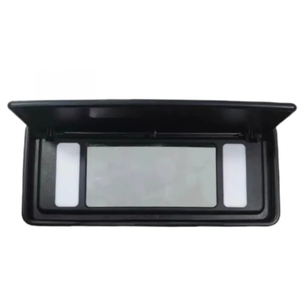 Front Sun Visor Make-up Mirror Cover Black 1pc Left Right for Mercedes-Benz G-Class 463 G350 G500 G55 G63 Brand New