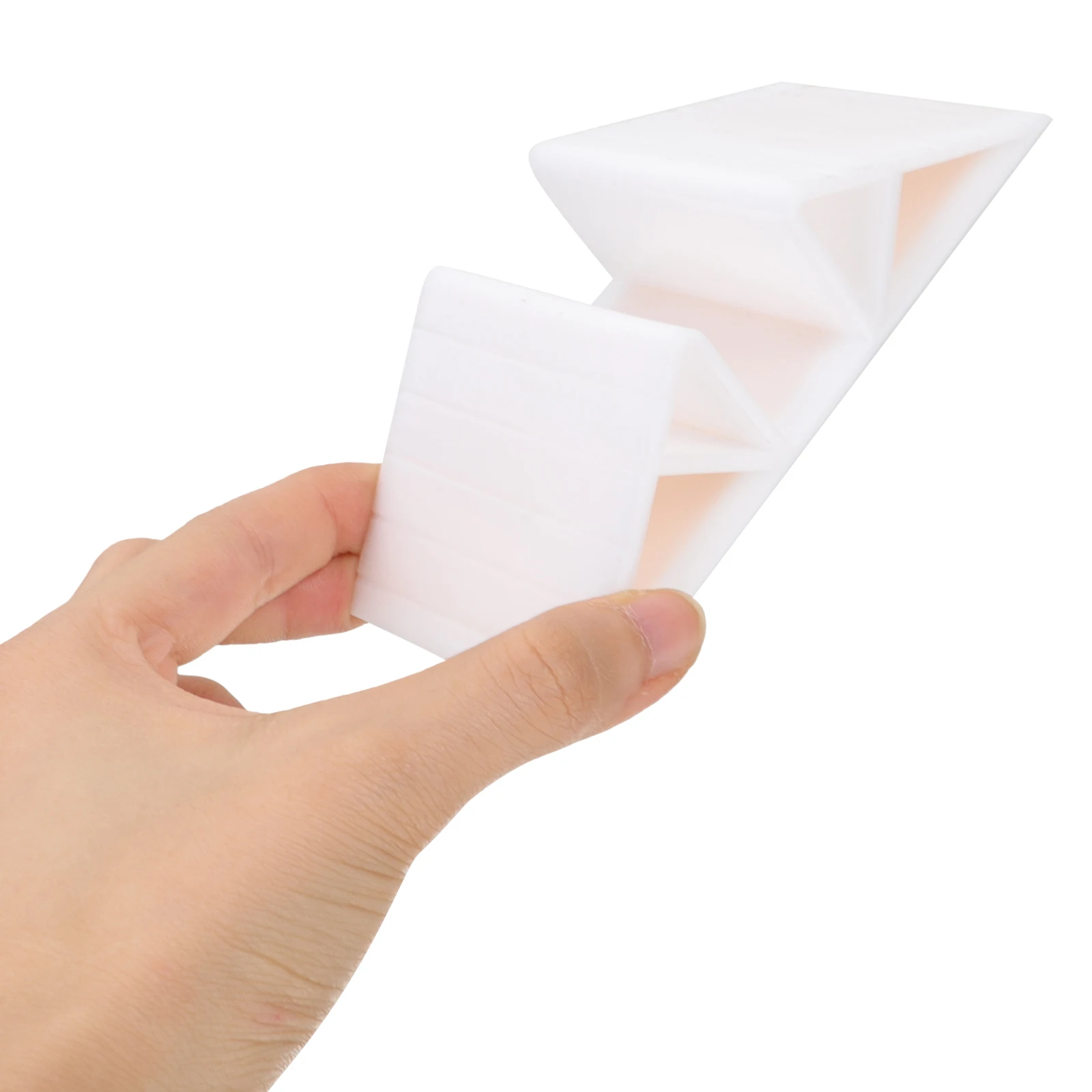 4 Pcs 애완 동물 울타리 액세서리 내구성 삼각형 스탠드 안정기 기본 플라스틱 정원 마당 울타리 지원 보안 오래 지속