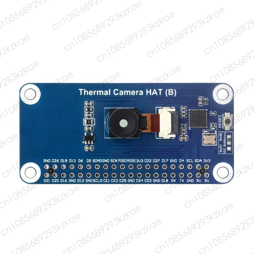Thermal-90 Camera HAT (B) Waveshare Long-wave IR Imaging For Raspberry Pi Options For 45 90 FOV Raspberry Pi IR Camera 80x62