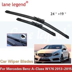 Limpadores de pára-brisas do carro para Mercedes Benz A-Class, W176 2013 ~ 2015, A160, A180, A200, A45, 2014, Mercadorias