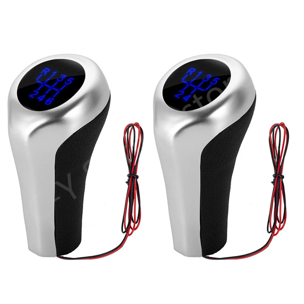 5 6 Speed Gear Shift Knob LED Light Shifter Lever Ball For BMW F30 E60 E90 E46 E34 E39 X1 E84 X4 F26 M3 M4 M5 Car Interior Parts