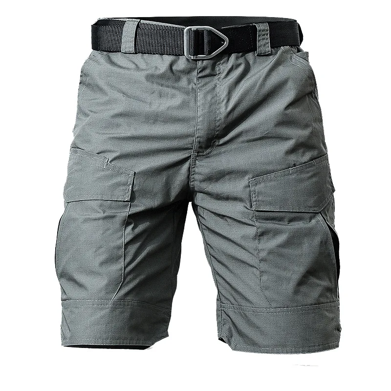 Outdoor Loose Tactical Shorts for Men Summer Camouflage Hailong Liefeng Multi-Pocket Hiking Mountain Climbing Workwear Pants