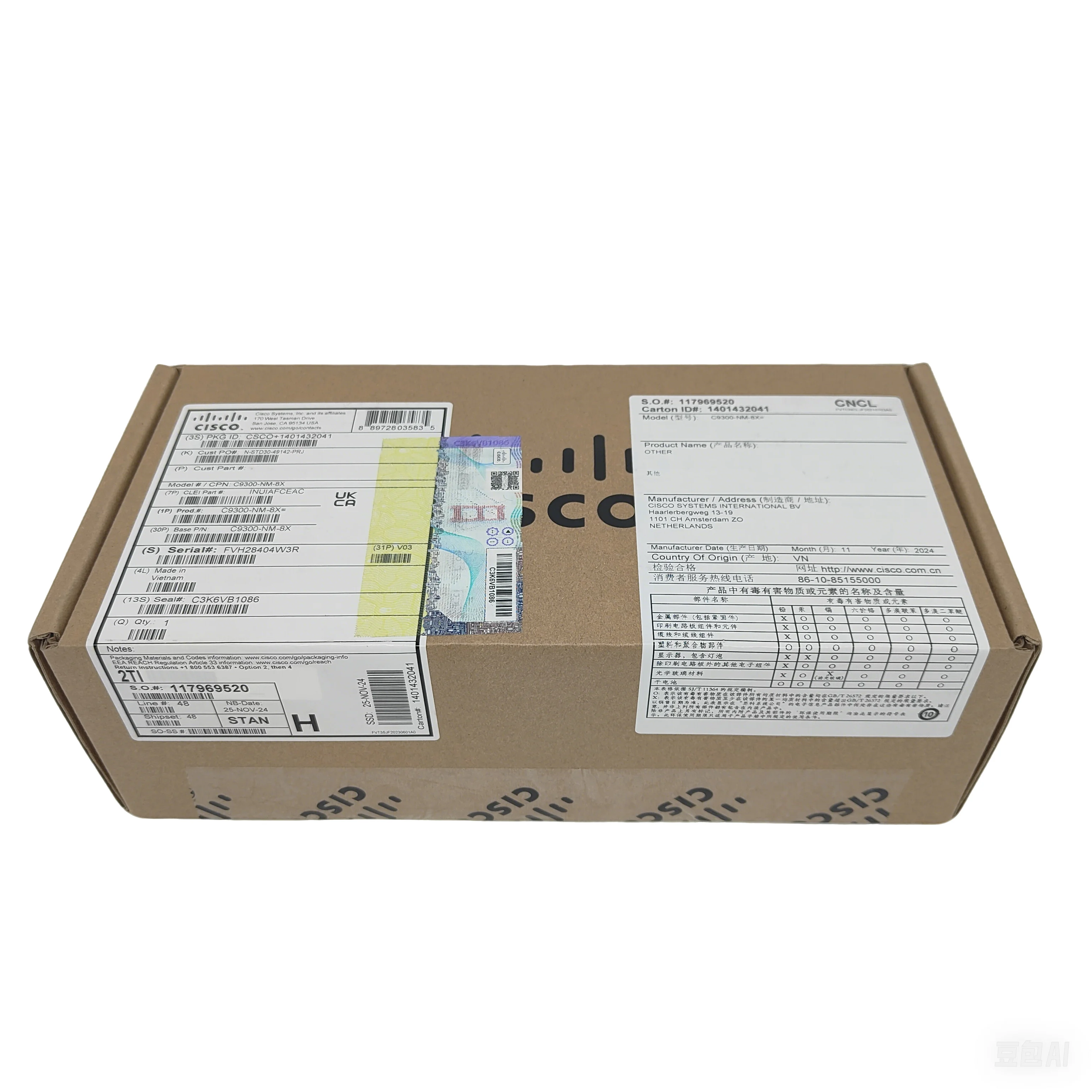 

C9300-NM-8X LC Dual Fiber Optical Transceiver Module Fiber Optic Equipment