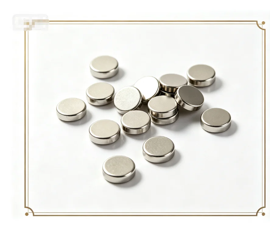 6mm Diameter NdFeB Rare Earth Magnet Round Disc 6x1mm 6x2mm 6x3mm 6x4mm N35 Nickel Coated