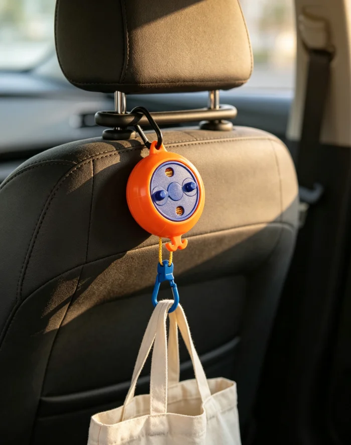 1 Stück tragbare, einziehbare Wäscheleine für den Außenbereich, ideal für Reisen, Camping und Hotels, winddicht, rutschfest, 10 m, Wäscheaufhänger, Trocknungsseil, Zubehör. – Detail 3