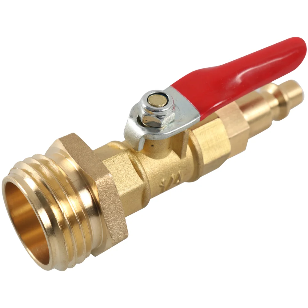 Brass Sprinkler Connector Adapter with Internal External Threaded Joints 1 4 Inch Fit for Garden Watering Systems Winter Ready
