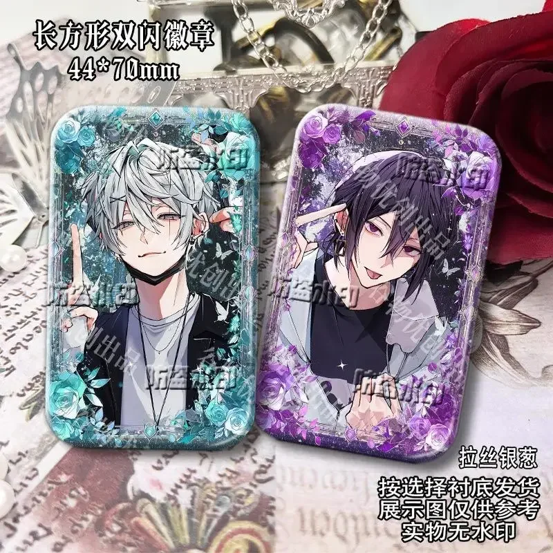 شارة شريطية لامعة مزدوجة مستطيلة لعام 2025 لمحبي ليزر البصل الفضي يجمع هدايا عيد الميلاد الكرتونية التنكرية