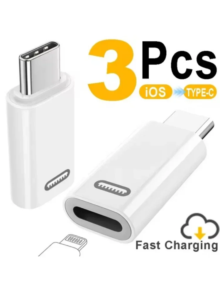 Adapter szybkiego ładowania IOS na USB C, adapter Lightning na Type C, konwerter do transferu danych USB C dla iPhone 17 15 Samsung Google — 2